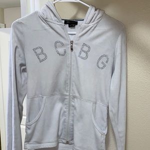 Vintage bcbg zip up jacket hoodie Y2K